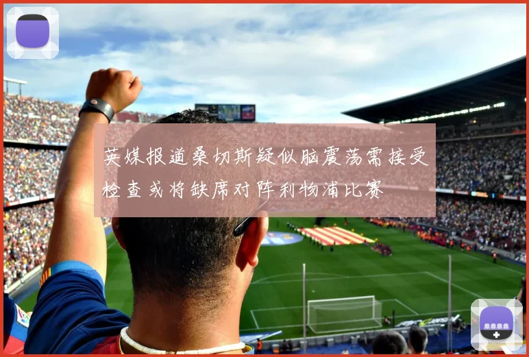 英媒报道桑切斯疑似脑震荡需接受检查或将缺席对阵利物浦比赛